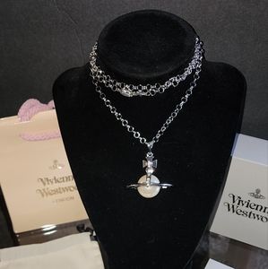 Vivienne Westwood Large Pearl Orb Necklace